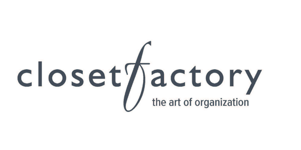 Closet Factory logo, a proud HBAV Keystone Partner and storage expert.