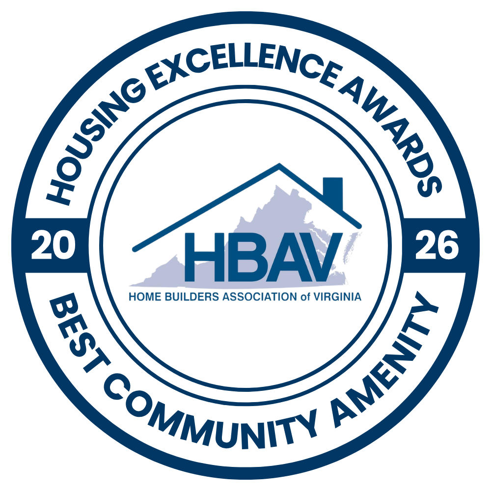 Best Community Amenity winner badge for the 2026 HBAV Housing Excellence Awards.