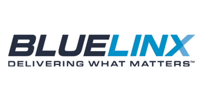 BlueLinx Company logo, a leading two-step wholesale distributor of building products with over 60 locations nationwide.