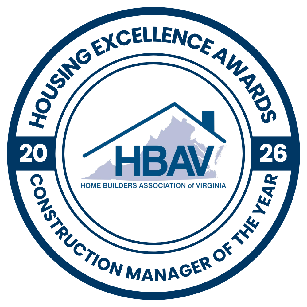 Construction Manager of the Year winner badge for the 2026 HBAV Housing Excellence Awards.