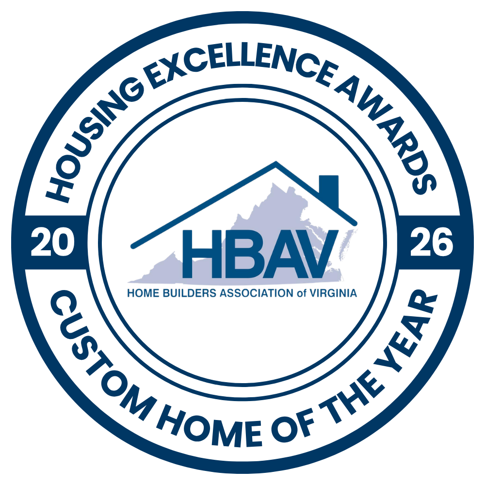 Custom Home of the Year winner badge for the 2026 HBAV Housing Excellence Awards.