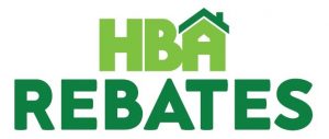 Official logo for HBA Rebates.
