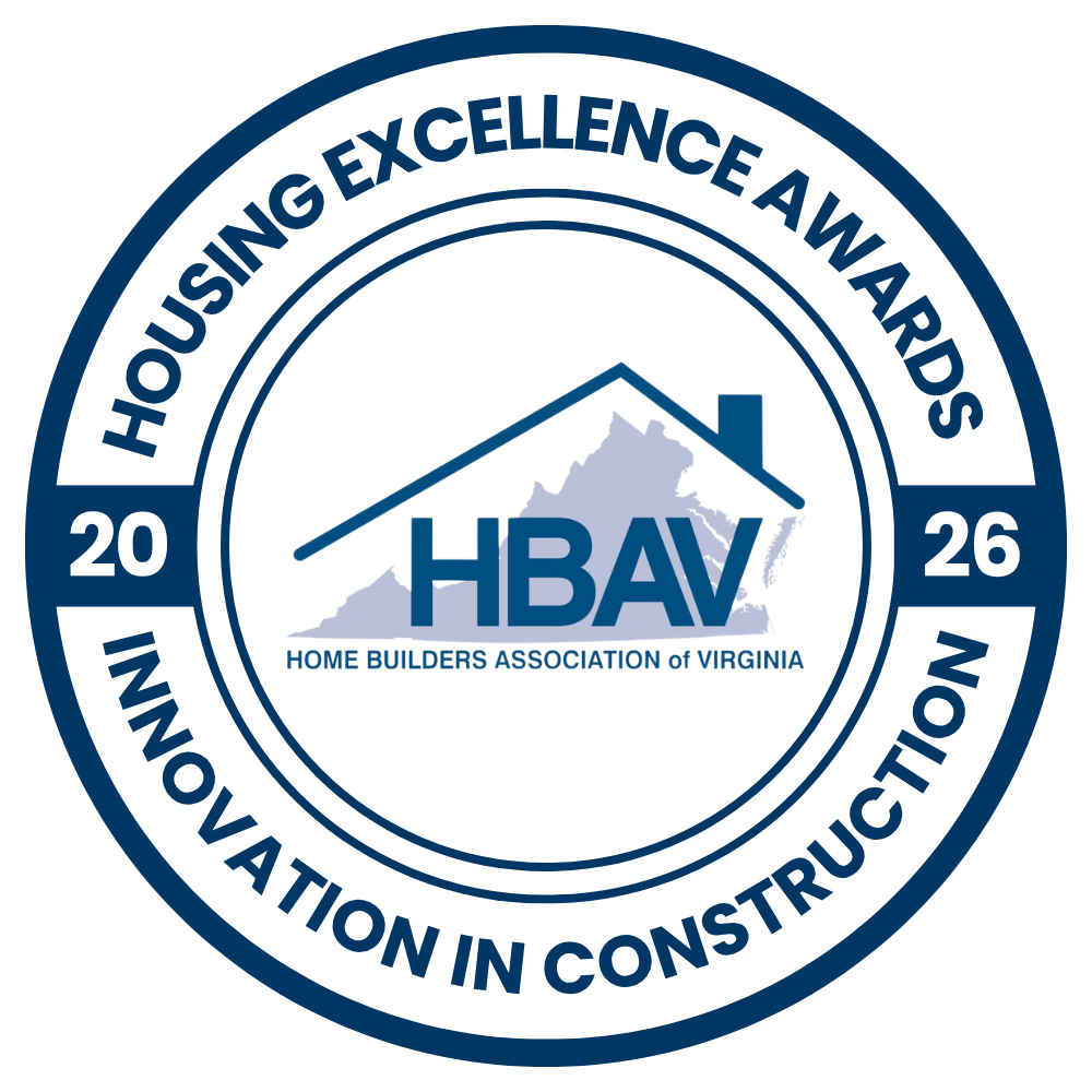 Innovation in Construction winner badge for the 2026 HBAV Housing Excellence Awards.