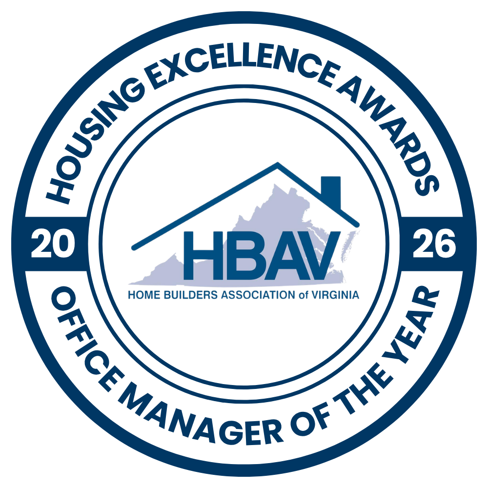 Office Manager winner badge for the 2026 HBAV Housing Excellence Awards.