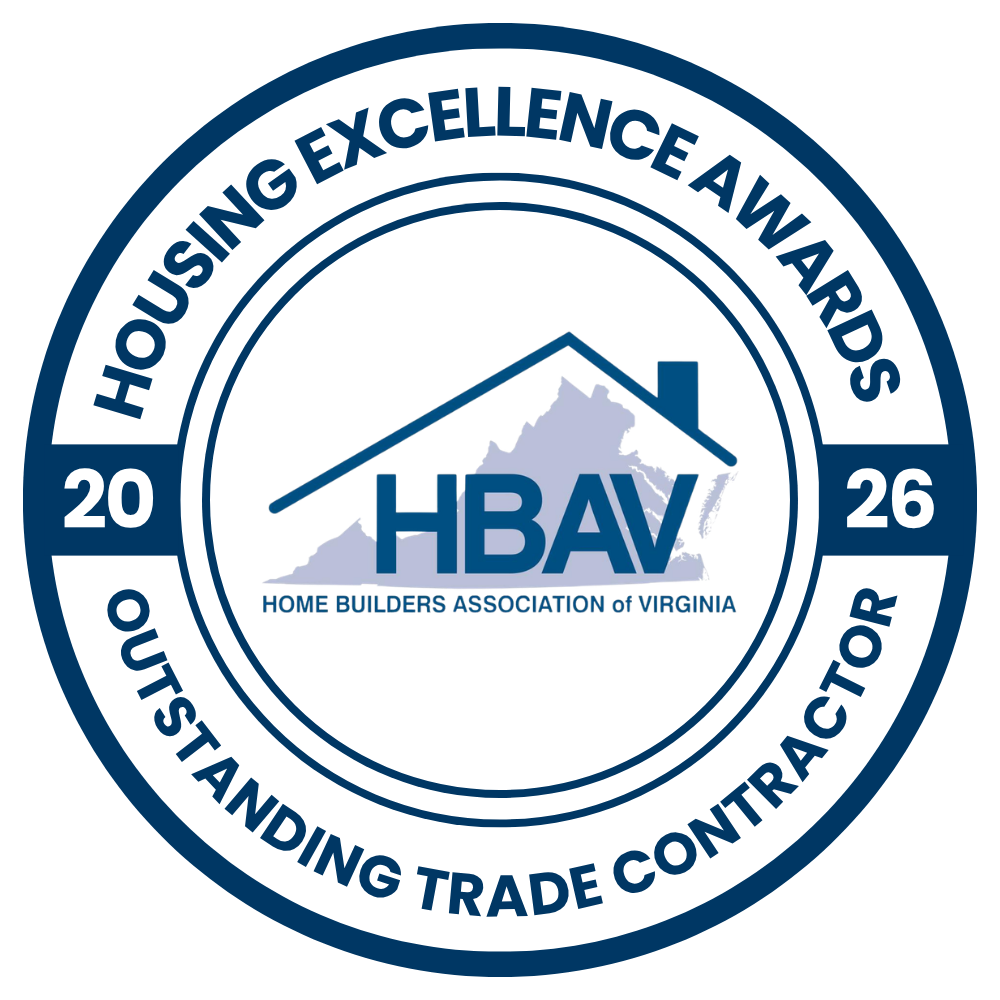 Outstanding Trade Contractor winner badge for the 2026 HBAV Housing Excellence Awards.