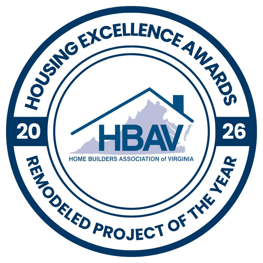 Remodeled Project of the Year winner badge for the 2026 HBAV Housing Excellence Awards.