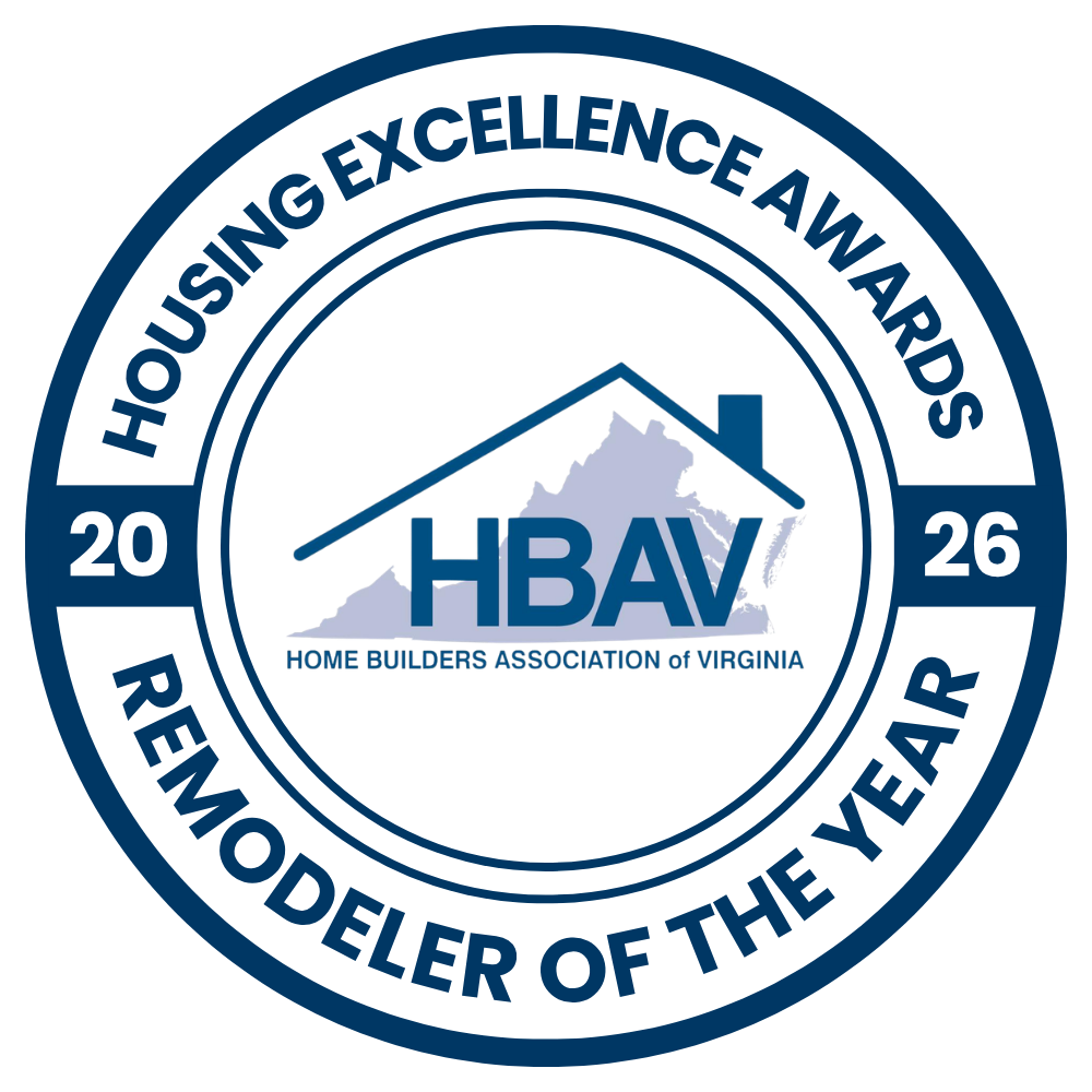 Remodeler of the Year winner badge for the 2026 HBAV Housing Excellence Awards.