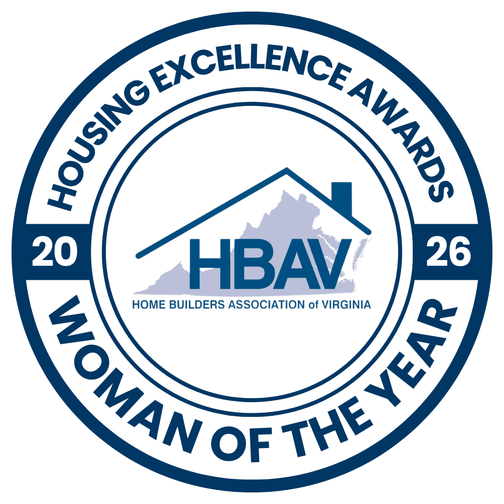 Woman of the Year winner badge for the 2026 HBAV Housing Excellence Awards.