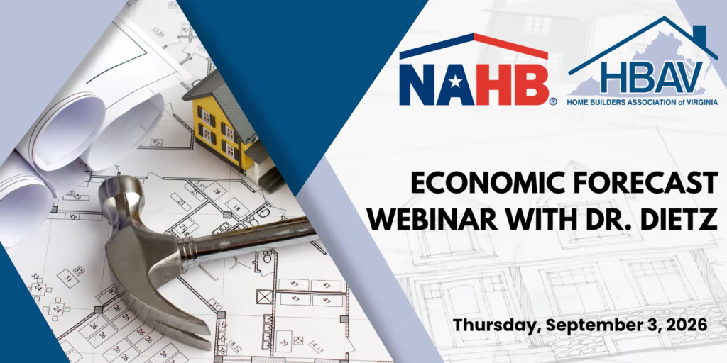 Economic Forecast Webinar with Dr. Robert Dietz, NAHB