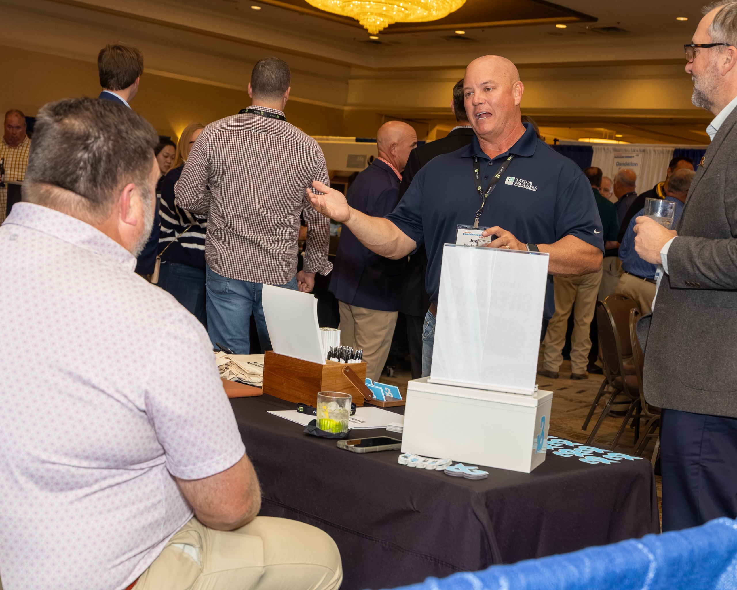Attendees at the Virginia Builders Summit 2026 reception in Richmond, Virginia