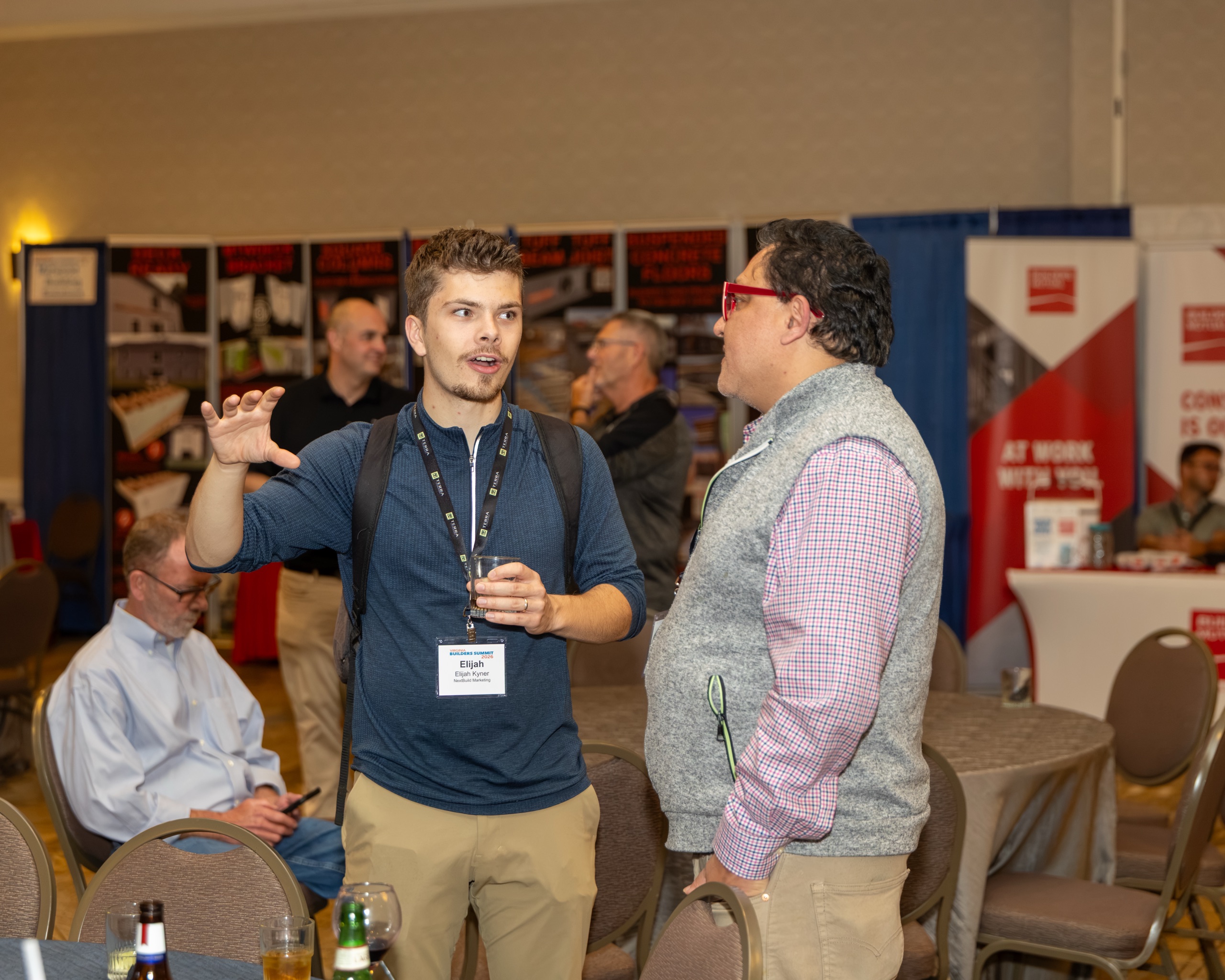 Attendees at the Virginia Builders Summit 2026 reception in Richmond, Virginia